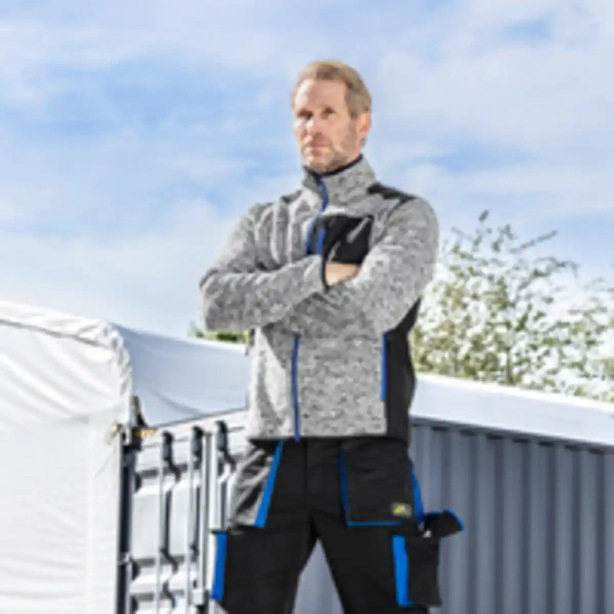 Bild 3 von Toptex Pro Herren Arbeits-Strickfleece Jacke