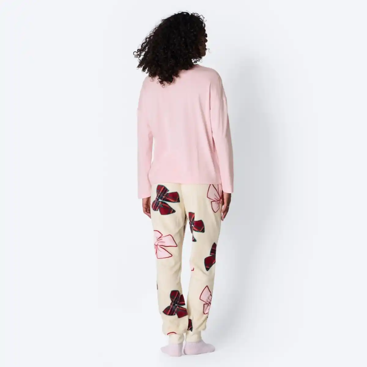Bild 4 von Damen-Homewear-Hose mit Schleifenmuster