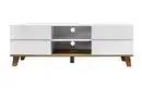 Bild 1 von Better Home TV-Lowboard mit 4 Türen & 2 Fächer, ca. 150 x 39,5 x 54 cm - Weiß