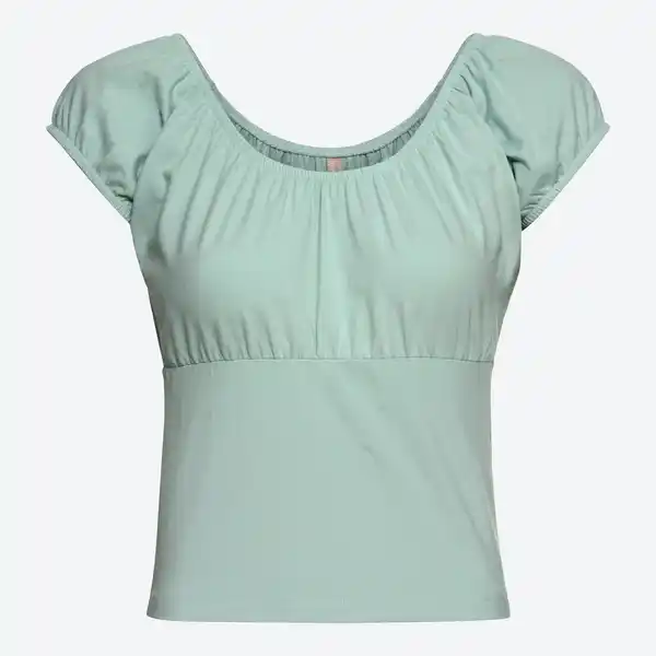 Bild 3 von Damen-T-Shirt mit Raffung