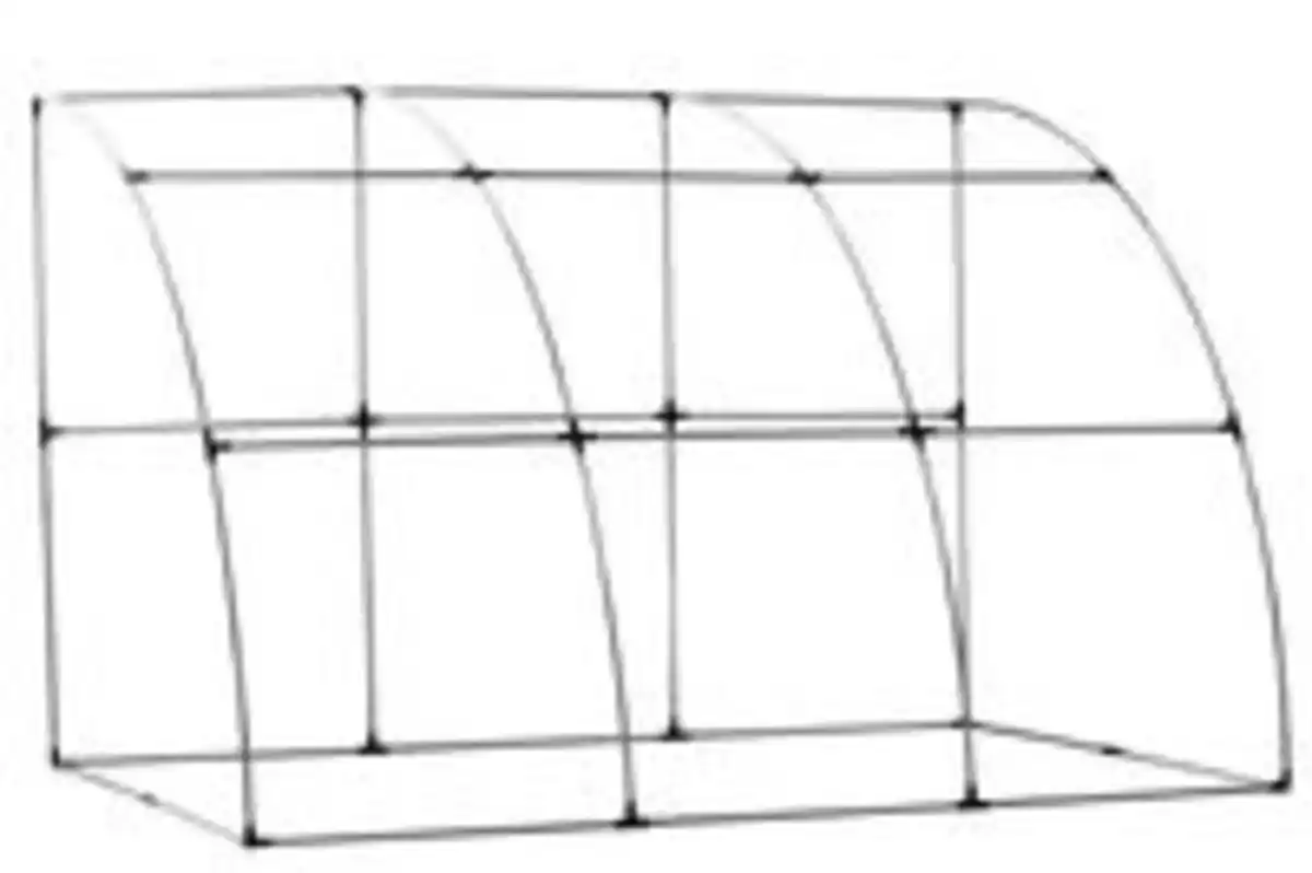 Bild 3 von Hardin 1fachgut Wintergewächshaus, ca. 300 x 200 x 200 cm