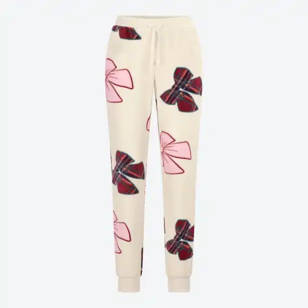 Bild 2 von Damen-Homewear-Hose mit Schleifenmuster