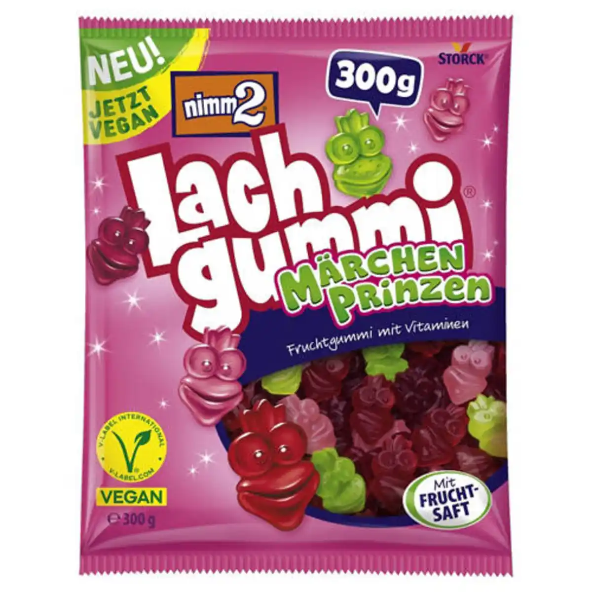 Bild 1 von STORCK NIMM 2 Lachgummi Veggie 300 g, Märchenprinzen