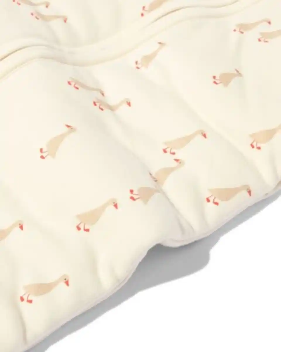 Bild 3 von Babyschlafsack mit abnehmbaren Ärmeln, aus Baumwolle, 3,0 TOG, Gänse cremefarben