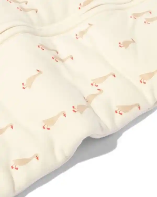 Bild 3 von Babyschlafsack mit abnehmbaren Ärmeln, aus Baumwolle, 3,0 TOG, Gänse cremefarben