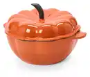 Bild 1 von Gusseisen-Topf in Kürbisform, orange