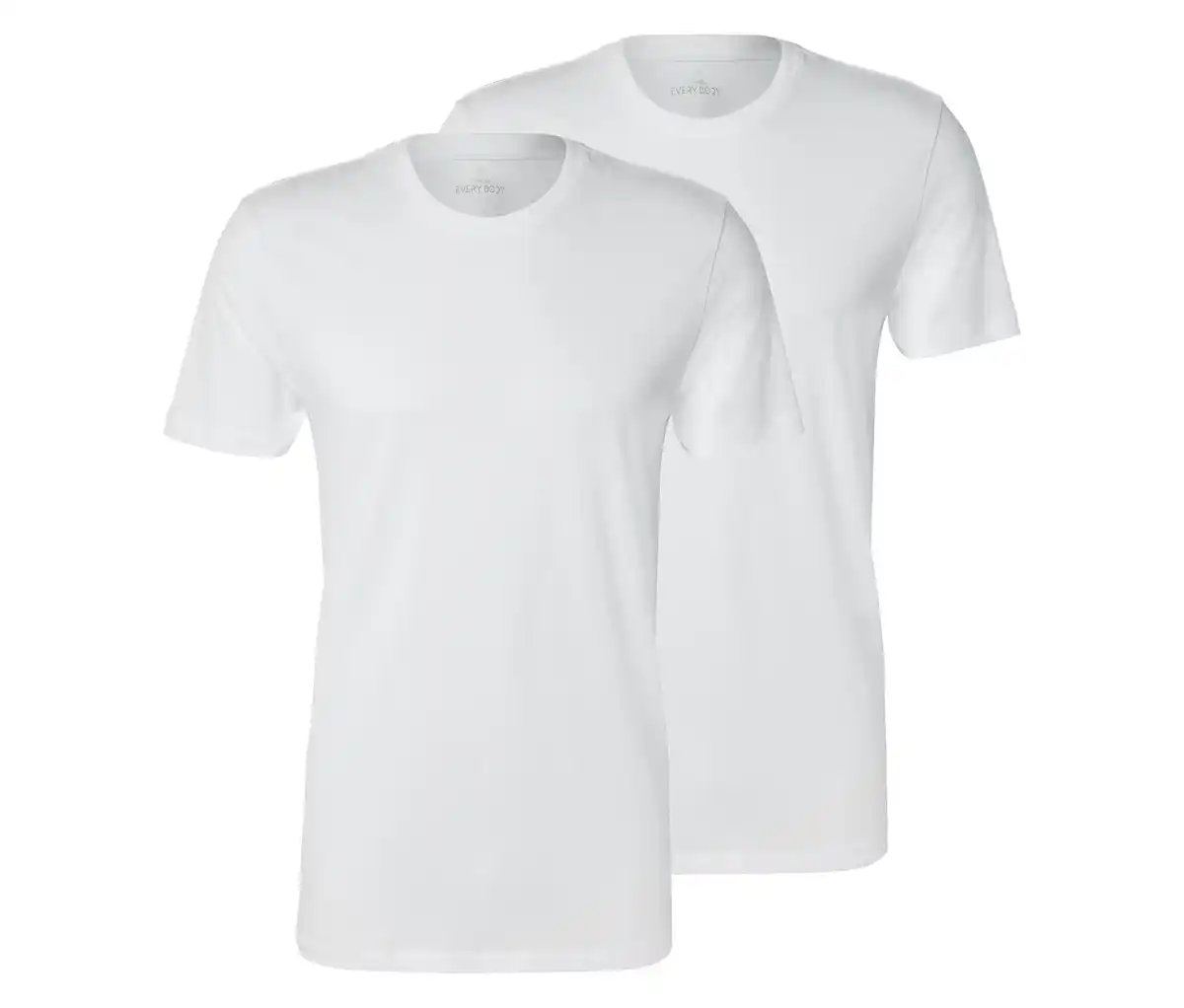Bild 1 von 2 T-Shirts mit Rundhalsausschnitt, weiß