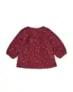 Bild 2 von Babykleid in A-Linie aus Kord mit Punkten bordeauxrot