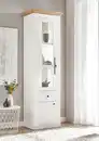 Bild 1 von OTTO home Vitrine Westminster, Hochschrank im Landhausstil, Glasvitrine, Stauraumelement Metallgriffe, ausreichend Stauraum, in 2 Farben erhältlich