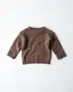 Bild 3 von Newborn-Pullover aus Merinowolle dunkelbraun
