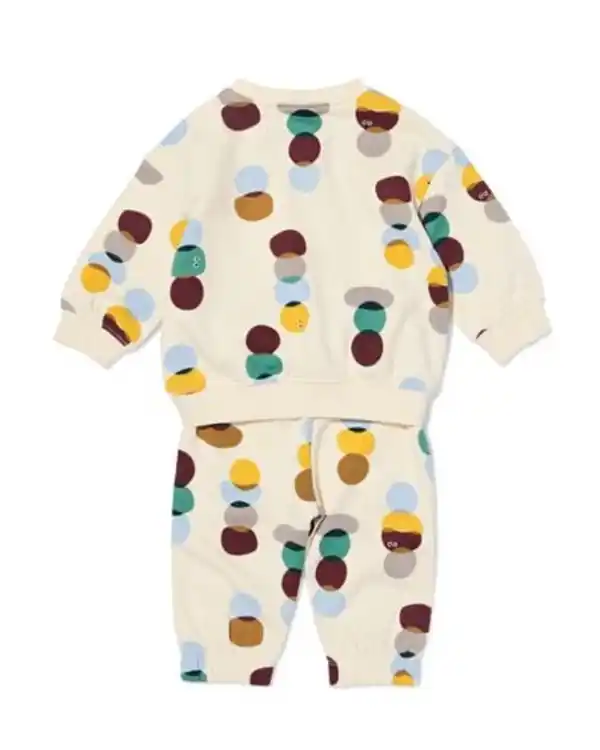 Bild 2 von Baby-Bekleidungsset, Sweatstoff, abstrakt ecru
