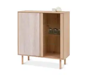 Vitrine in Travertinoptik