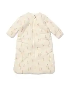 Babyschlafsack mit abnehmbaren Ärmeln, aus Baumwolle, 3,0 TOG, Gänse cremefarben