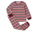 Bild 1 von Kinder-Nicki-Pyjama, rot gestreift