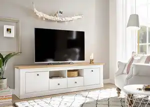 OTTO home Lowboard Westminster, TV-Unterteil im Landhausstil, Kommode, TV-Schrank, Metallgriffe, viel Stauraum, in 2 Farben & drei Größen erhältlich
