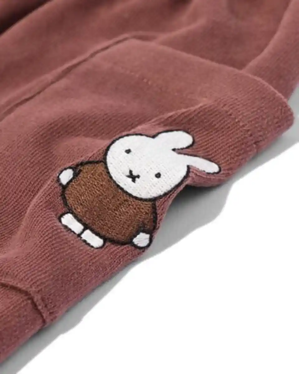 Bild 4 von Miffy-Babyhose, bequeme Passform, aus Sweatstoff braun