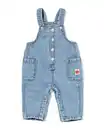 Bild 1 von Baby-Latzhose aus Jeansstoff mittelblau