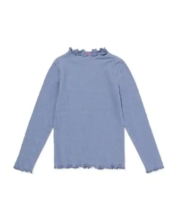 Bild 2 von Kinder-T-Shirt, Rüschen blau