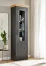 Bild 1 von OTTO home Vitrine Westminster, Hochschrank im Landhausstil, Glasvitrine, Stauraumelement Metallgriffe, ausreichend Stauraum, in 2 Farben erhältlich