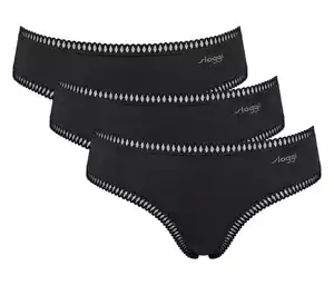 sloggi GO Crush 3P Hipster, black