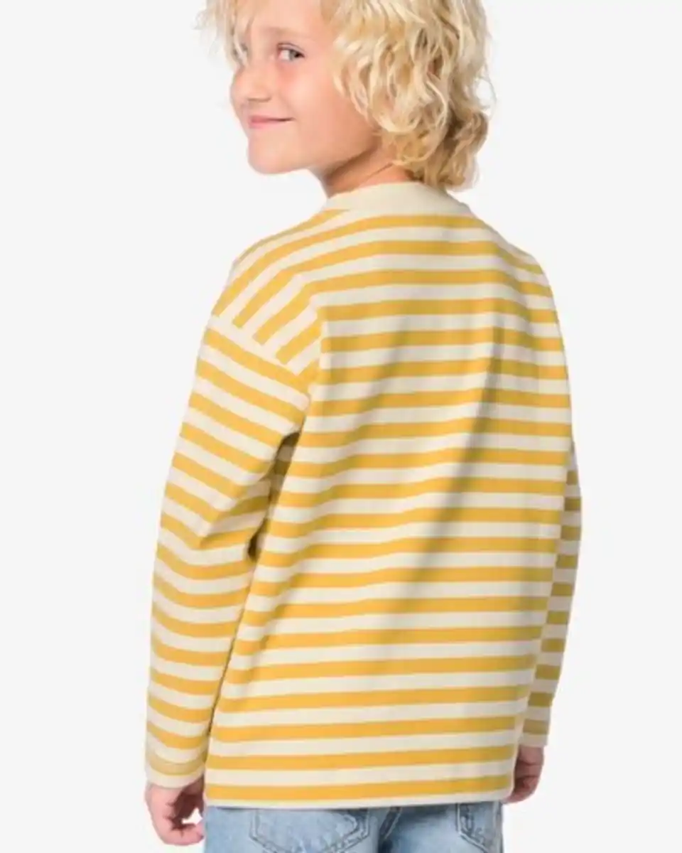 Bild 4 von Kinder-T-Shirt mit Streifenmuster grün