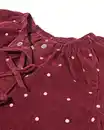 Bild 3 von Babykleid in A-Linie aus Kord mit Punkten bordeauxrot