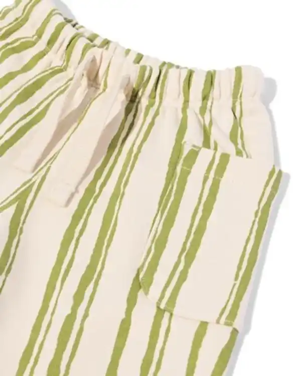Bild 3 von Baby-Hosen, bequeme Passform, aus Sweatstoff, gestreift grün