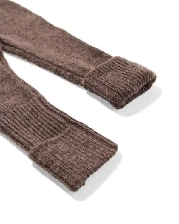 Bild 3 von Newborn-Leggings aus Merinowolle dunkelbraun