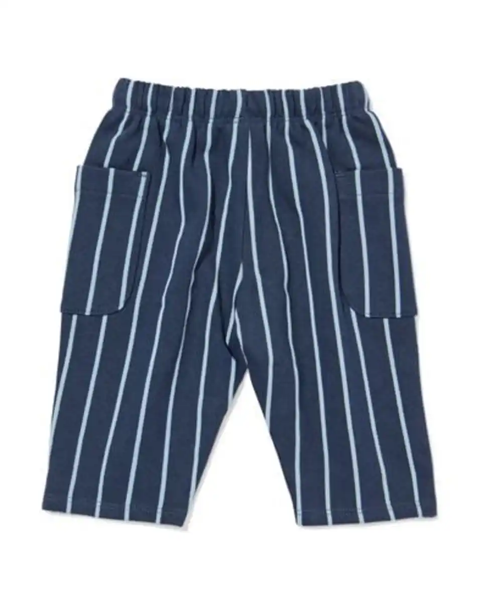 Bild 2 von Babyhose, Comfy Fit, aus Sweatstoff, gestreift blau