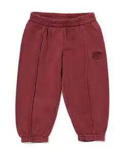 Babyhose, bequeme Passform, aus Sweatstoff bordeauxrot