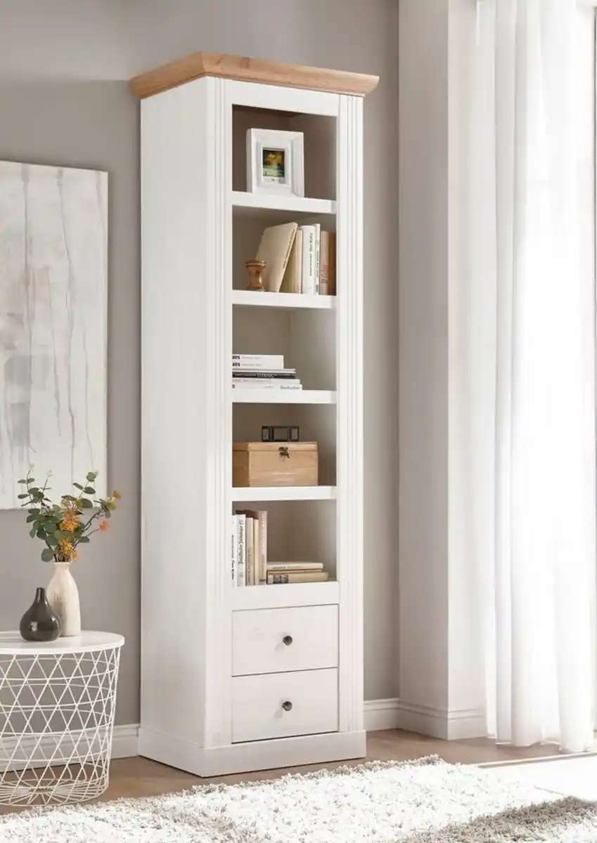 Bild 1 von OTTO home Regal Westminster, Garderobenschrank, Wohnzimmerschrank, Mehrzweckschrank, Schrank, Metallgriffe, vielseitig einsetzbar, in 2 Farben erhältlich