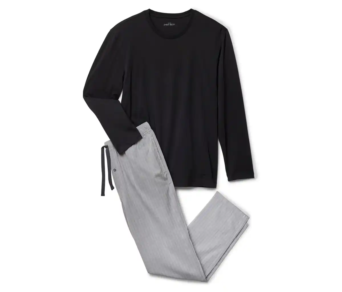 Bild 1 von Pyjama-Set mit gewebter Hose