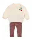 Bild 1 von Baby-Bekleidungsset mit Radieschenmuster braun