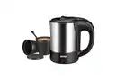 Bild 1 von Unold Wasserkocher 18575, 0,5 l, 1000 W, inkl. 2 Becher, 2 Löffel, Behälter für Zutaten und Aufbewahrungsbeutel