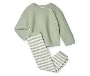 Baby-Strickkombi, grün