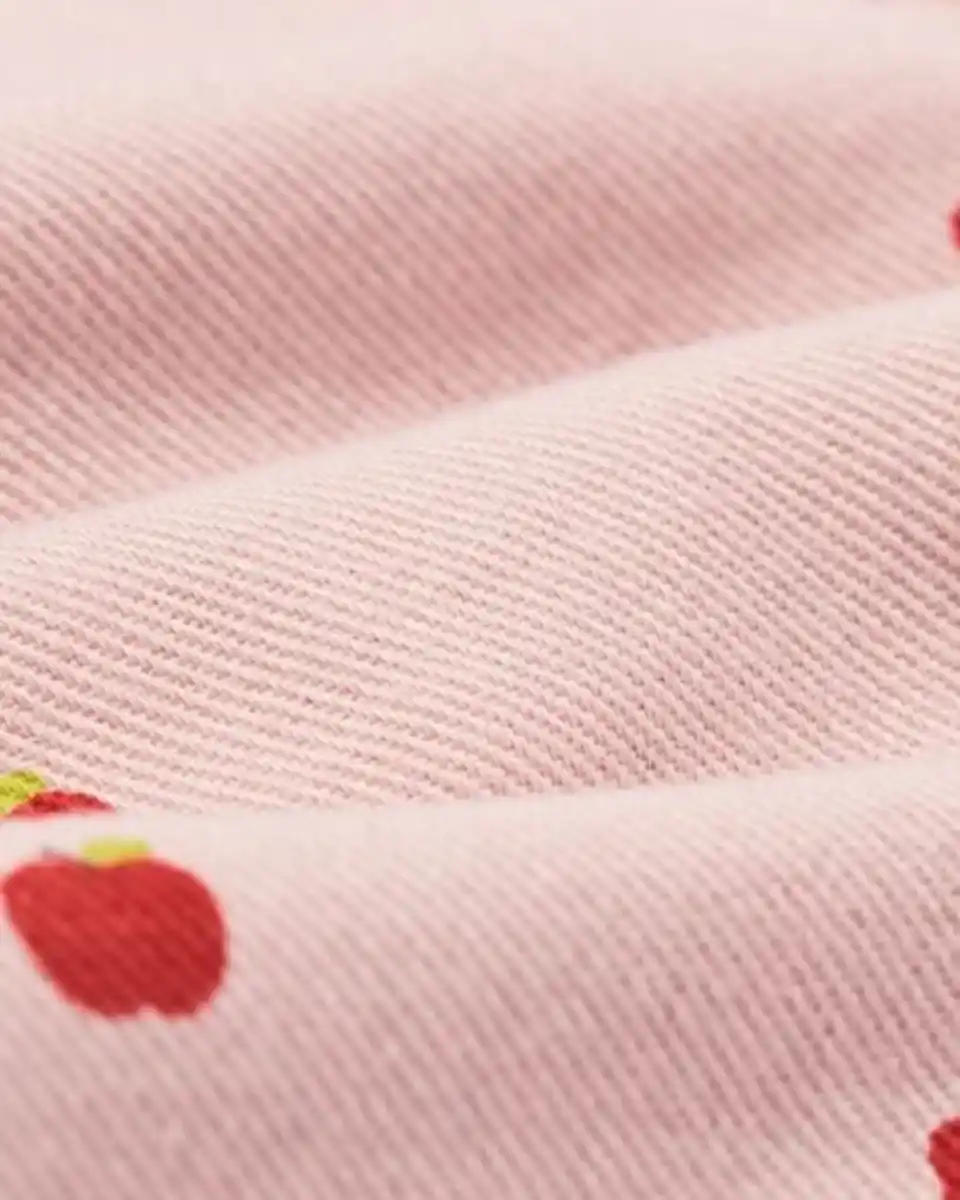 Bild 2 von Baby-Latzhose mit Äpfeln rosa
