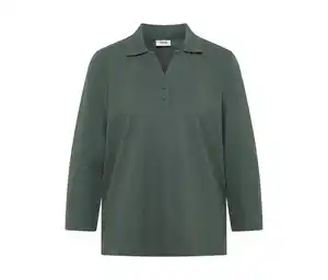 CECIL 3/4-Poloshirt, grün