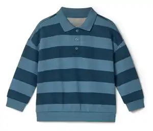 Kinder-Poloshirt mit angerauter Innenseite