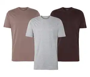 3 T-Shirts mit Rundhalsausschnitt