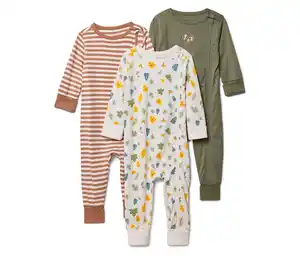 3 Baby-Schlafanzüge, Waldtiere