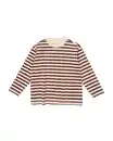 Bild 2 von Kinder-T-Shirt, Jersey, gestreift braun