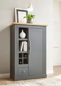 OTTO home Kommode Westminster, Schrank im Landhausstil, Wohnzimmerschrank, Mehrzweckschrank, viel Stauraum, Metallgriffe, in 2 Farben erhältlich