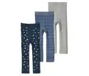 Bild 1 von 3 Kinder Frottee-Strickleggings, blau und grau