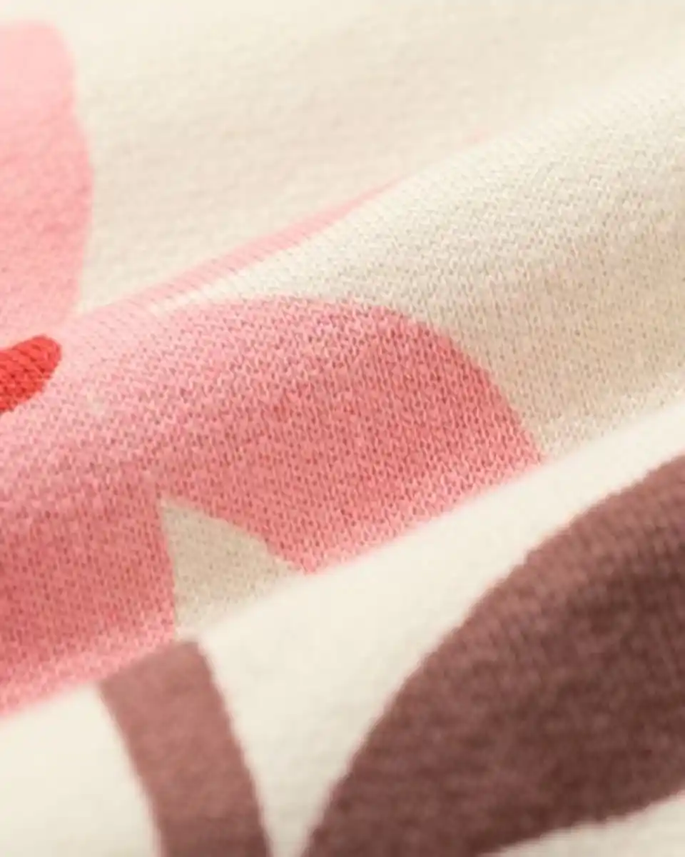 Bild 3 von Babybekleidungsset aus Sweatstoff, gerippt, mit Blumen ecru