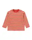 Bild 2 von Kinder-T-Shirt mit Streifenmuster rot
