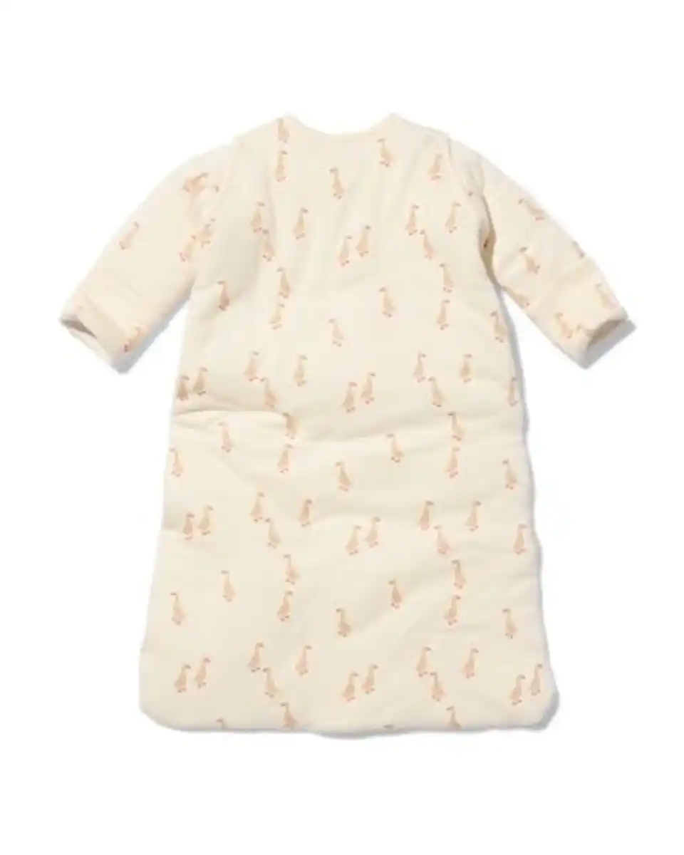 Bild 2 von Babyschlafsack mit abnehmbaren Ärmeln, aus Baumwolle, 3,0 TOG, Gänse cremefarben