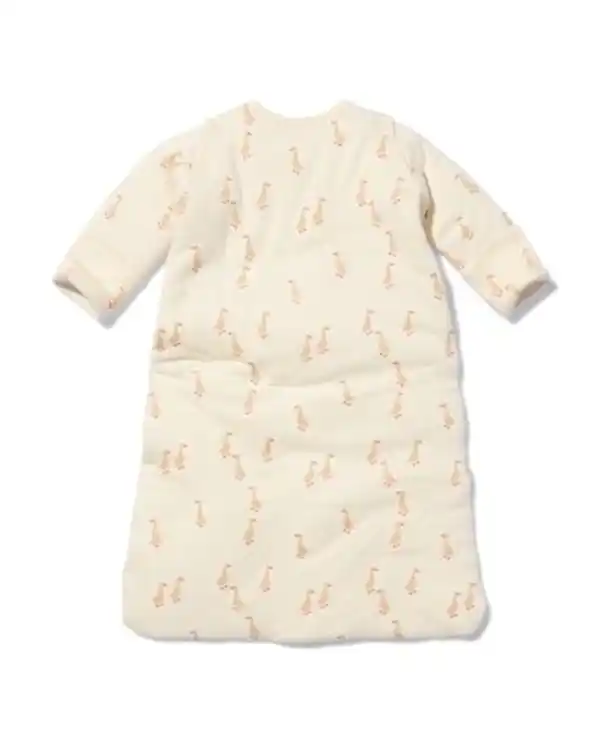 Bild 2 von Babyschlafsack mit abnehmbaren Ärmeln, aus Baumwolle, 3,0 TOG, Gänse cremefarben