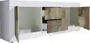 Bild 1 von Home affaire Lowboard Basic Breite 210 cm, TV-Board 2 Türen, 2 Schubkästen, TV-Schrank, Metallgriff, moderne Rahmenoptik, viel Stauraum, Farbauswahl