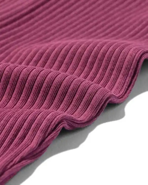 Bild 3 von Ausgestellte Babyleggings, gerippt, Blumen – 2 Stück rosa