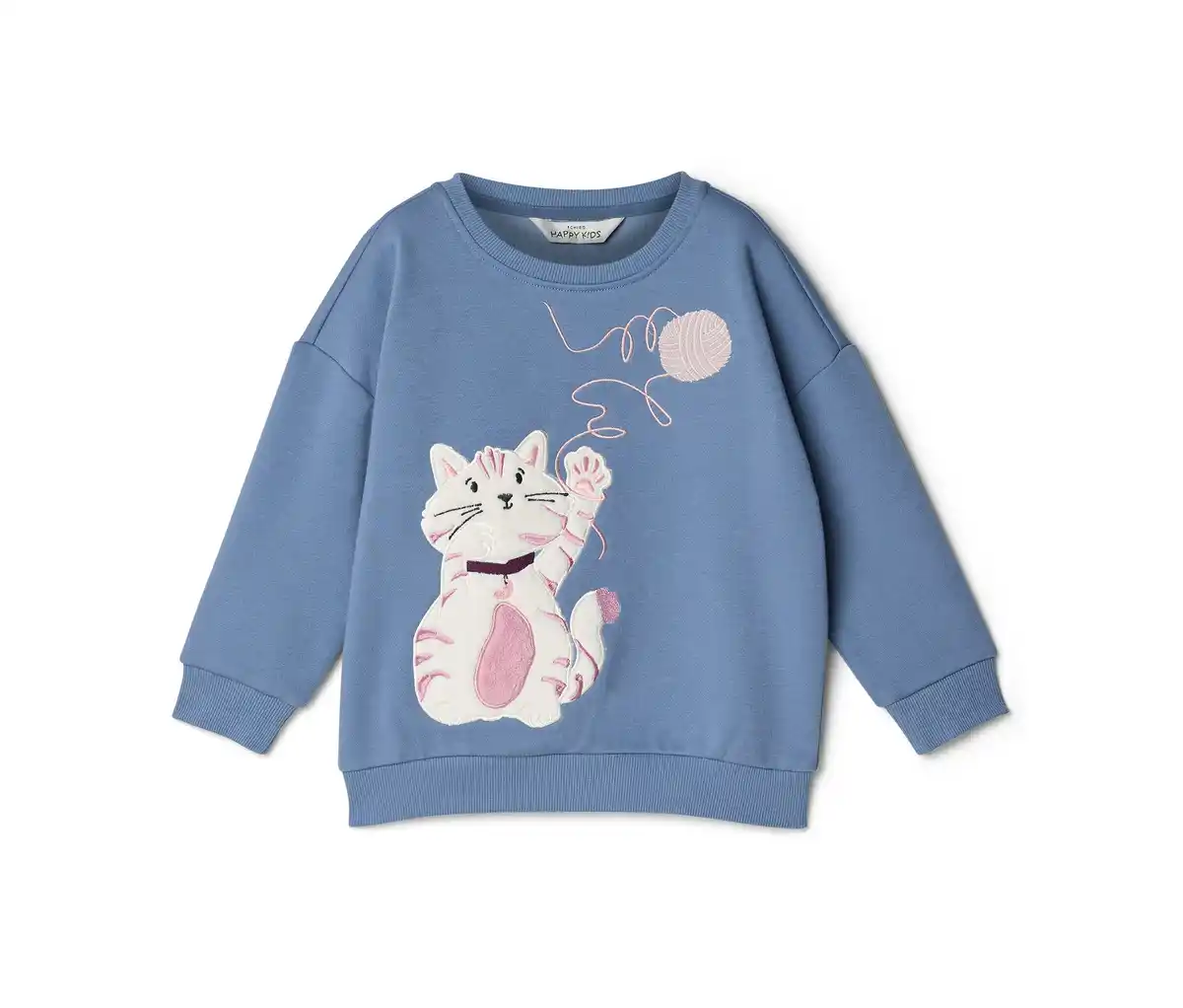 Bild 1 von Kinder-Sweatshirt mit angerauter Innenseite, Katze